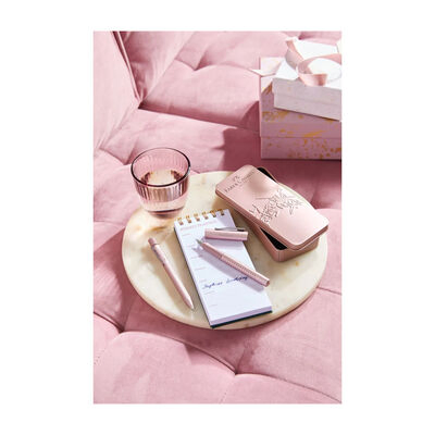 Pack Premium Set de bolígrafo y pluma Grip palo rosa en estuche de regalo